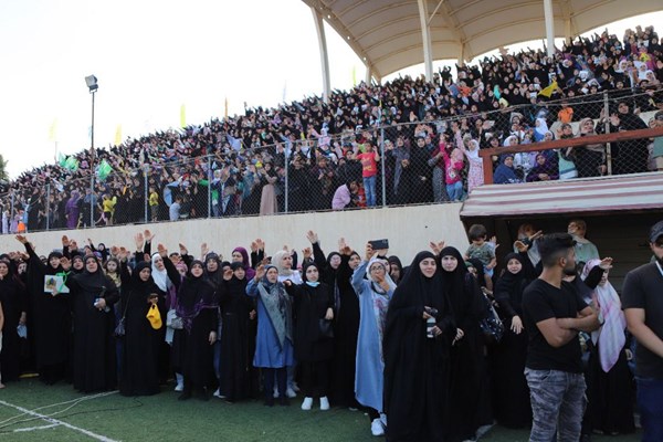 تصاویر / طنین‌انداز شدن «سلام فرمانده» در «بنت جبیل» لبنان