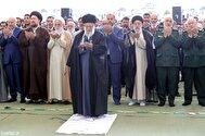تصاویر/ اقامه نماز عید فطر به امامت رهبر معظم انقلاب اسلامی