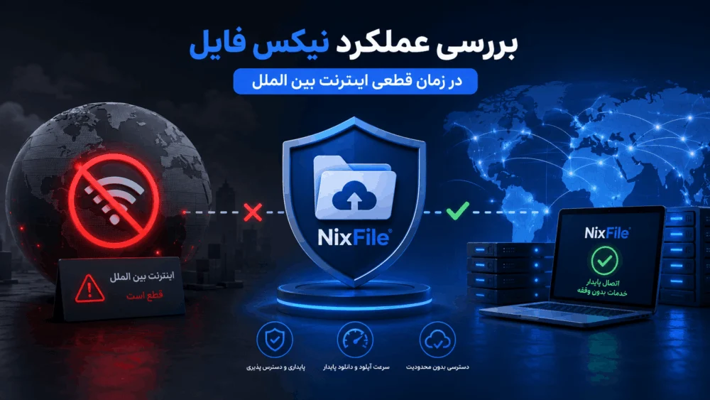 گزارش عملکرد نیکس فایل در زمان قطعی اینترنت بین الملل ایران منتشر شد