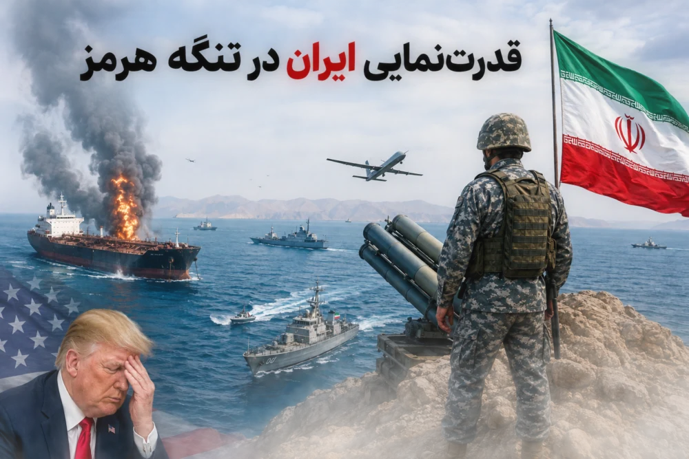 قدرت‌نمایی ایران در تنگه هرمز/ شگفتی رئیس سابق سنتکام از سرعت عمل خارق‌العاده ایران/ نشریه آمریکایی: کوه تهدیدات اقتصادی، موش زایید!